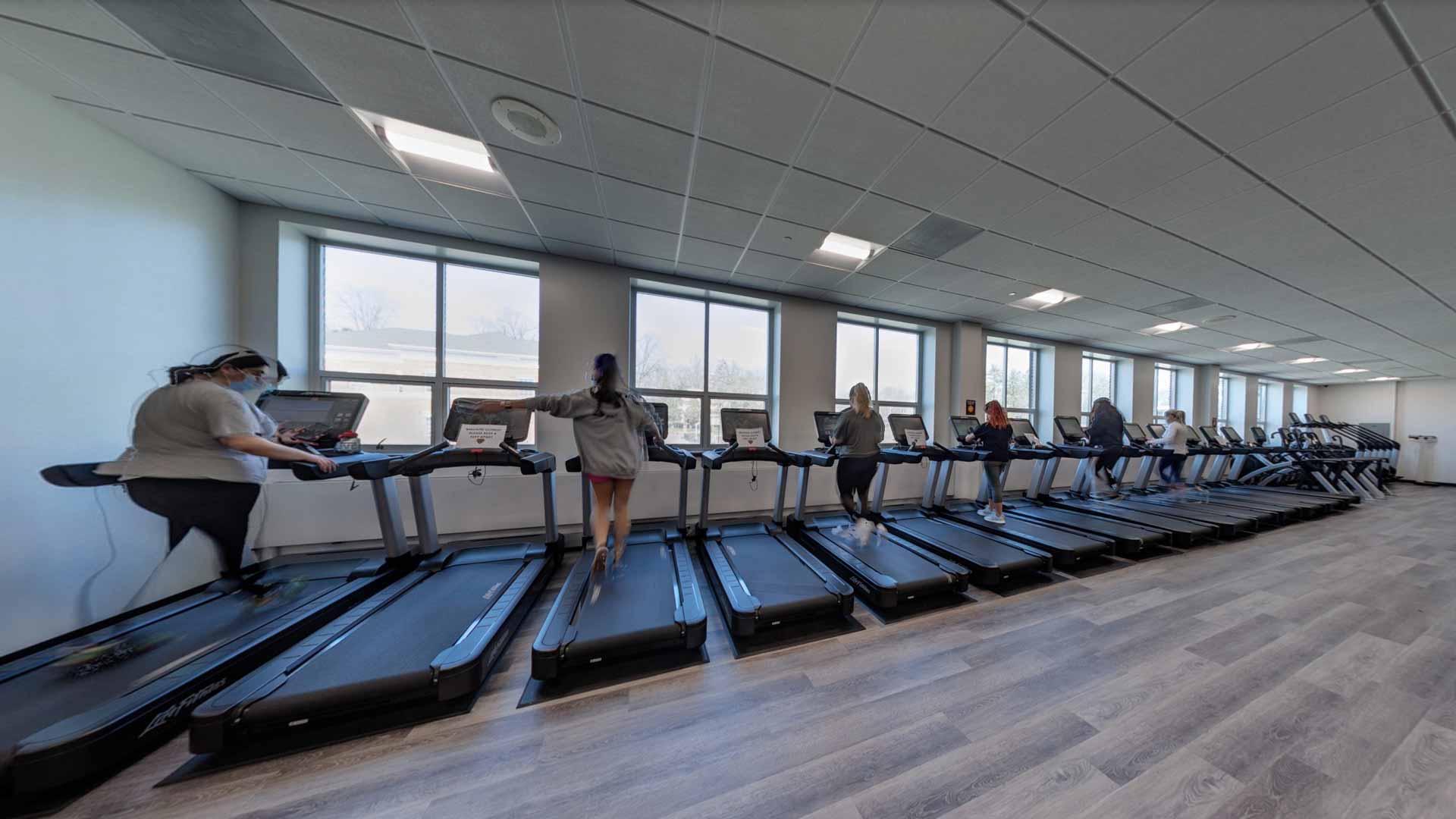 Hynes Athletics Center Cardiovascular Room