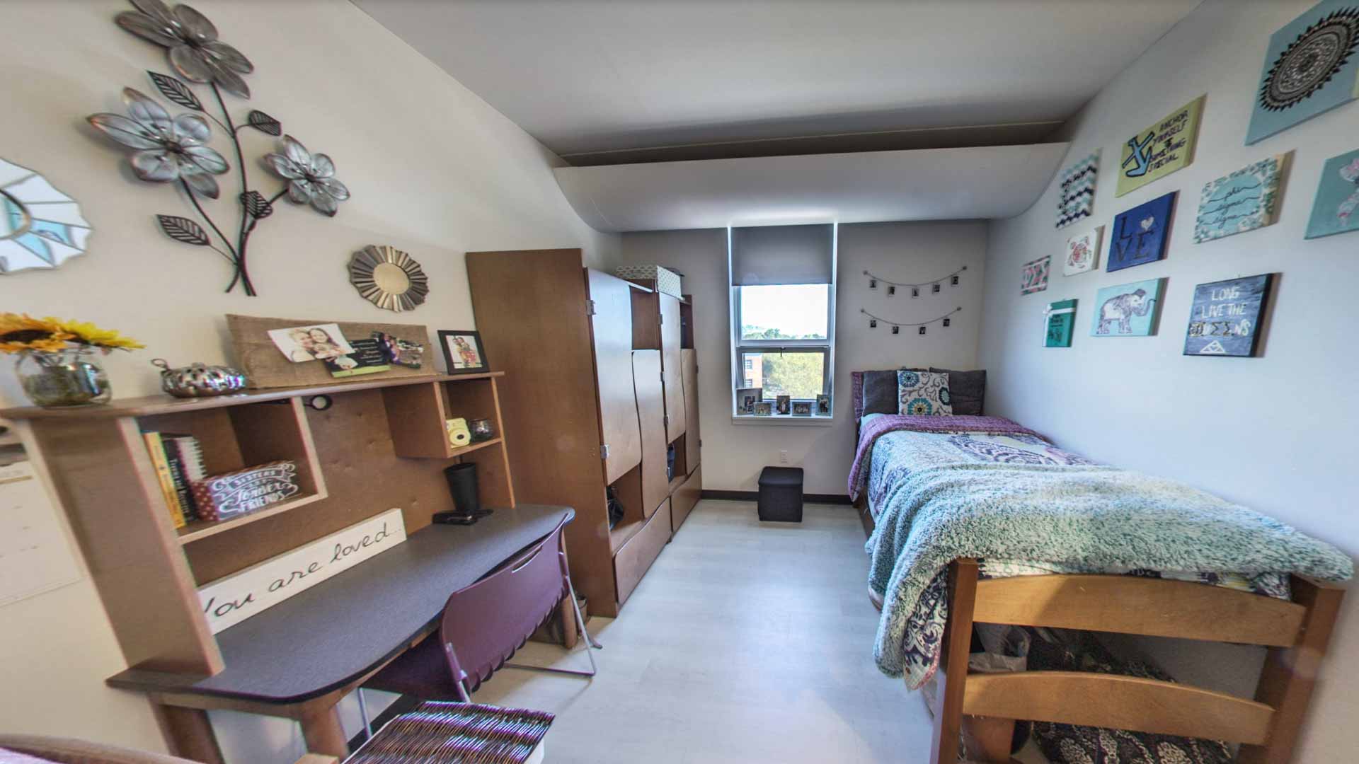 North Avenue Residence Hall Bedroom