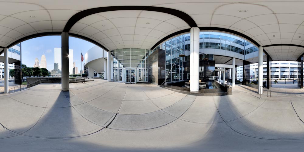 View of Law School Entrance