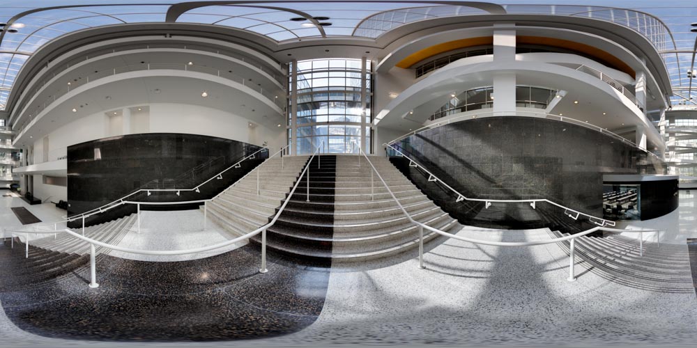 View of the Atrium Staircase